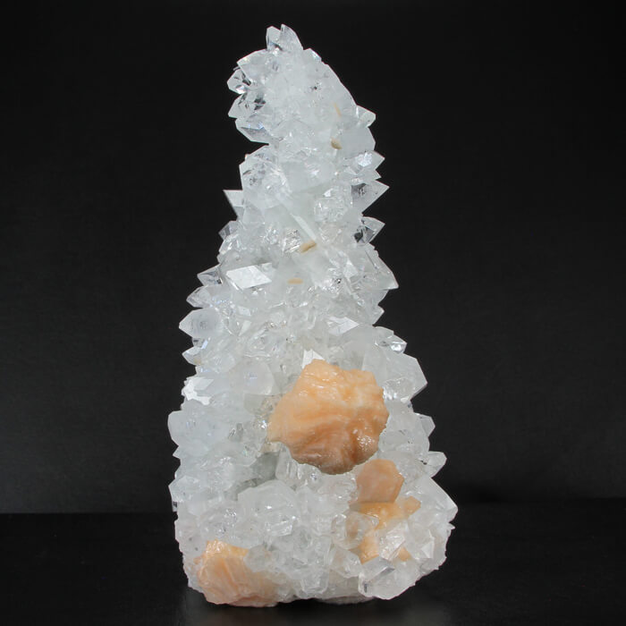 4.93lb Apophyllite and Stilbite Crystal Stalactite title=