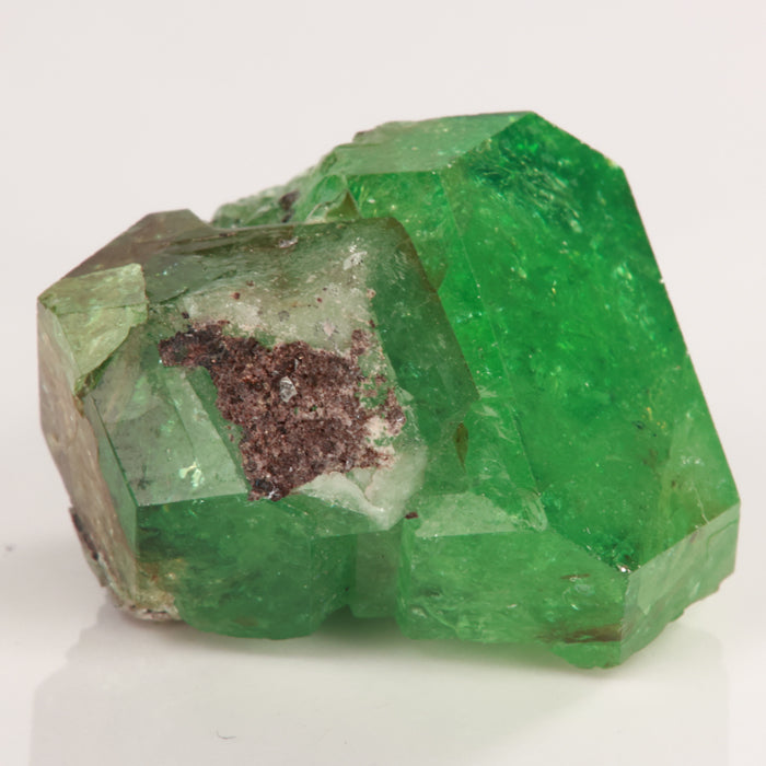 62.57ct Green Tsavorite Garnet Crystal Specimen title=