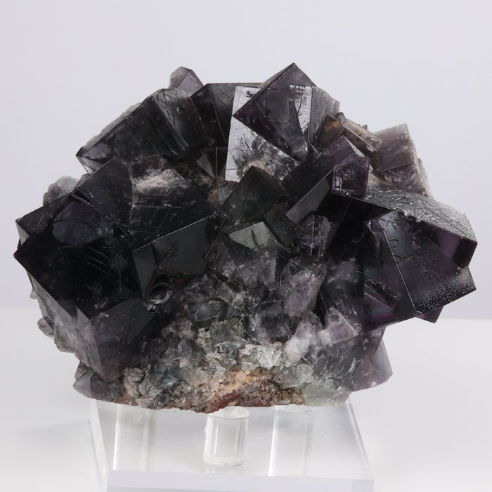 346g Purple Rain Pocket Fluorite Specimen from England title=