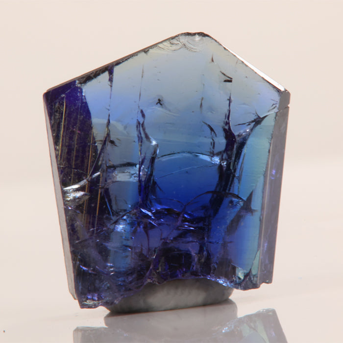 15.87ct Gemmy Natural Blue Tanzanite Crystal title=