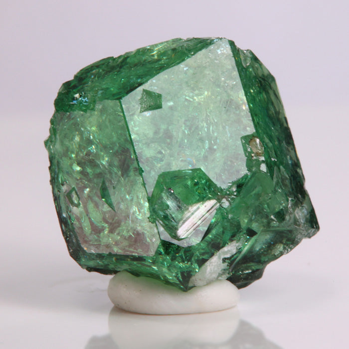 46.52ct Gemmy Mint Green Garnet Crystal Specimen title=