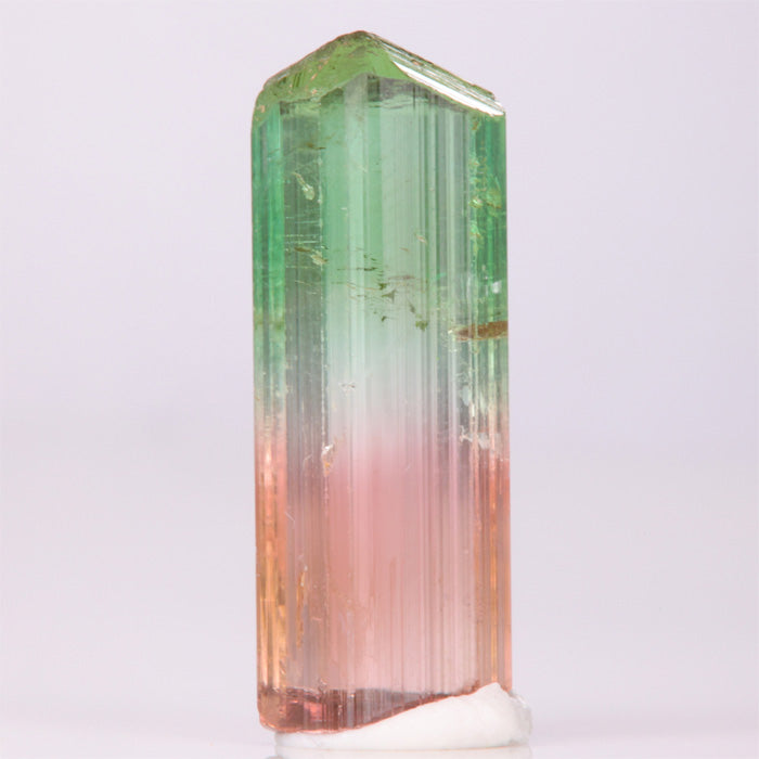 14ct Gemmy Tricolor Congo Tourmaline Crystal title=