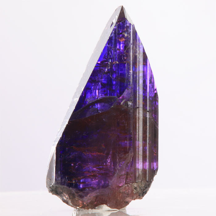 BIG 219ct Deep Natural Color Tanzanite Crystal title=