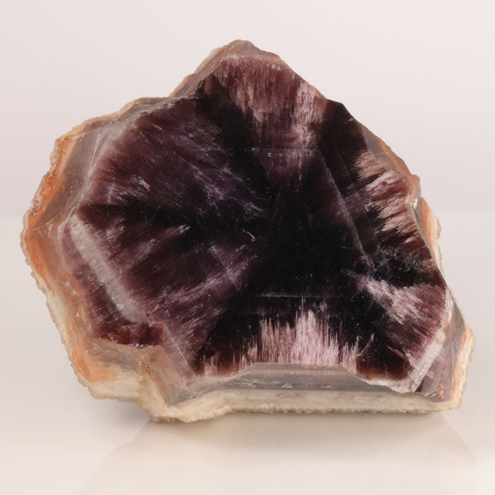 320g Costa Marques White Shell Trapiche Amethyst Crystal title=