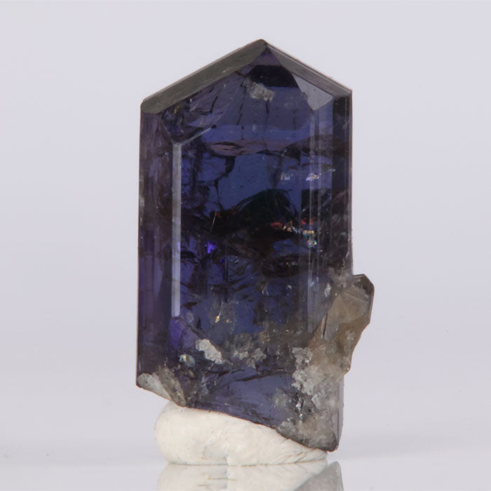 20.2ct Beautiful Deep Color Unheated Tanzanite Crystal title=