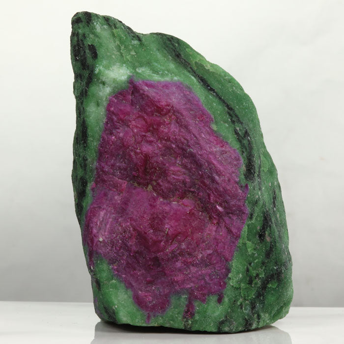 1126g Tall Ruby Crystal in Zoisite title=