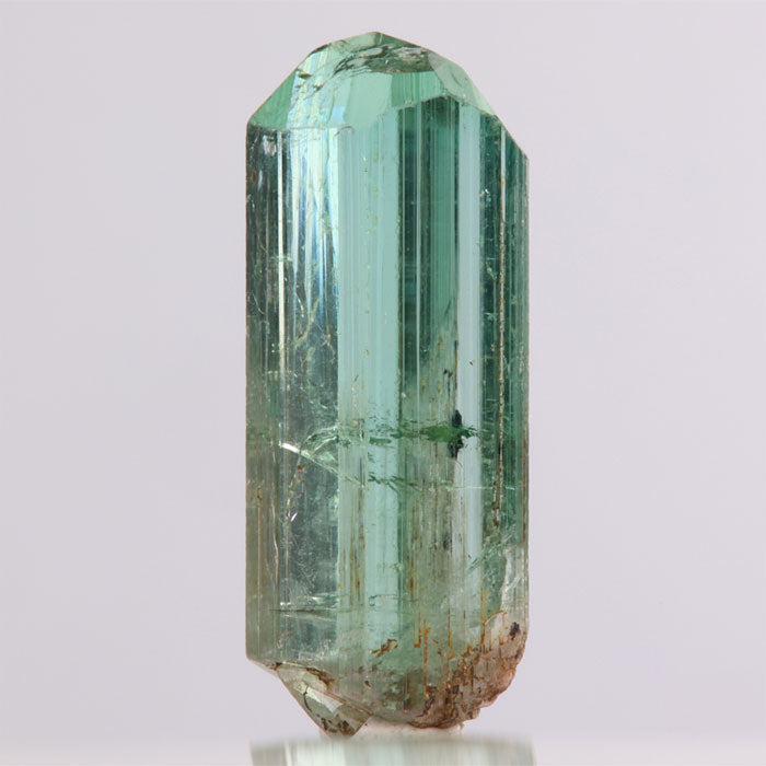 21.69ct Green Congo Tourmaline Crystal title=