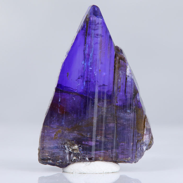 41.25ct Deep Violet Tanzanite Crystal title=