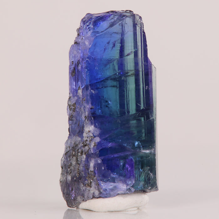 30.1ct Green, Blue, & Violet Natural Tanzanite Crystal title=