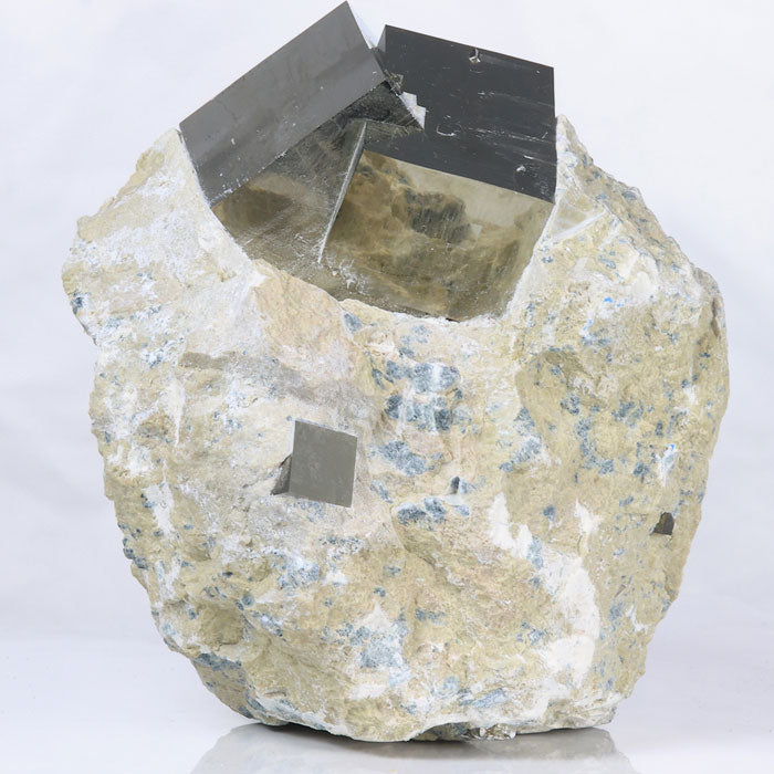 782g Pyrite Cube Mineral Specimen title=