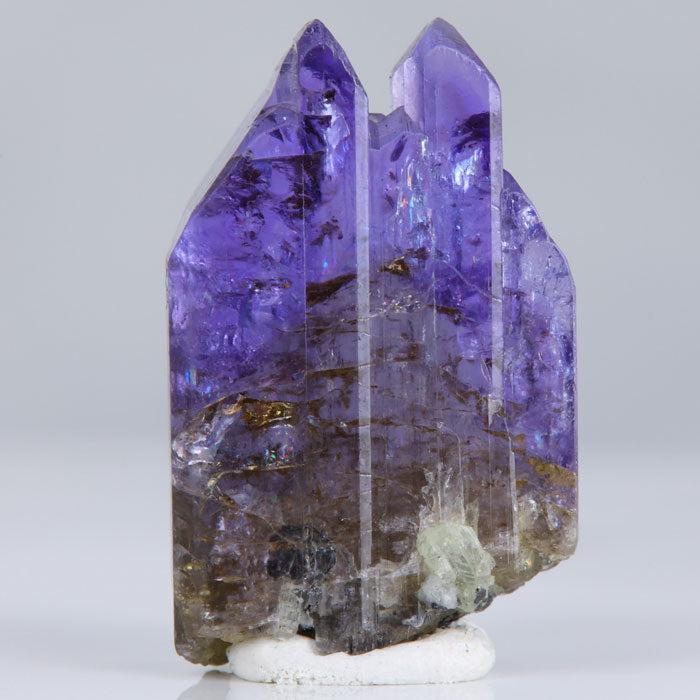 31.17ct Natural Color Tanzanite Crystal with Multiple Terminations title=