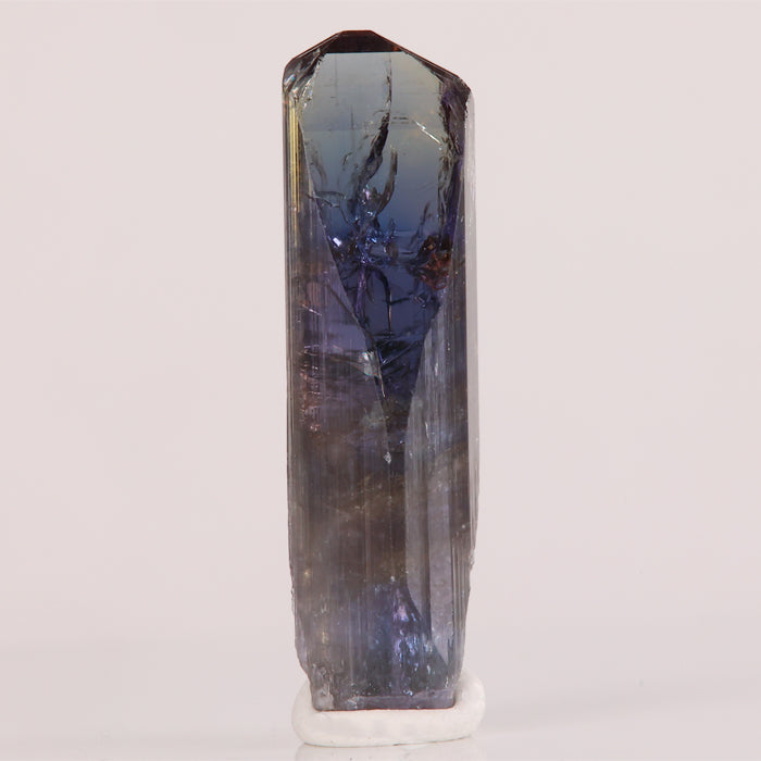 28.36ct Tall Unheated Tanzanite Crystal Specimen title=