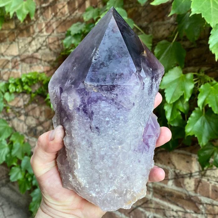 2354g Huge Natural Amethyst Crystal Point title=