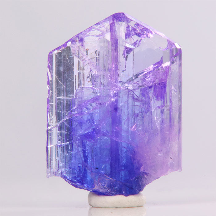 14.75ct Rare Fancy Color Pinkish Lavender Tanzanite Crystal title=